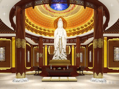 觀音殿室內(nèi)裝修設(shè)計效果圖