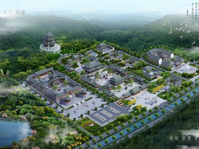 古建筑鳥瞰圖欣賞，領略歷史建筑的壯麗與輝煌