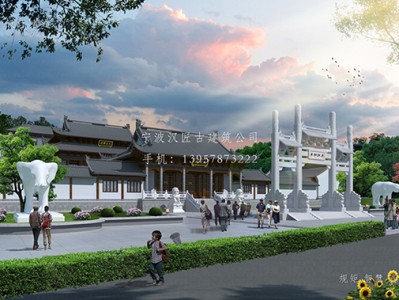 道觀古建筑設計，古樸風格與布局匠心獨具